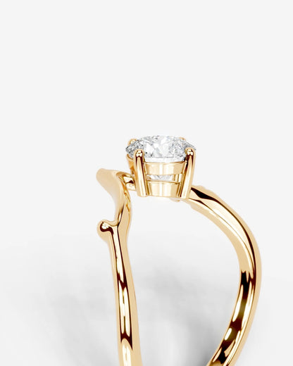 Marquise Solitaire With Tulip Prongs Lab Grown Diamond Engagement Ring