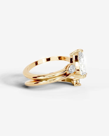 Marquise Solitaire With Tulip Prongs Lab Grown Diamond Engagement Ring