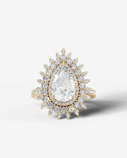 Marquise Solitaire With Tulip Prongs Lab Grown Diamond Engagement Ring
