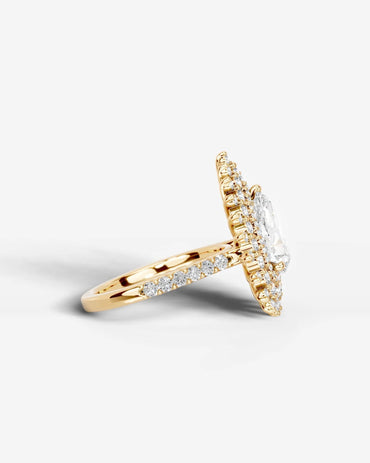 Marquise Solitaire With Tulip Prongs Lab Grown Diamond Engagement Ring