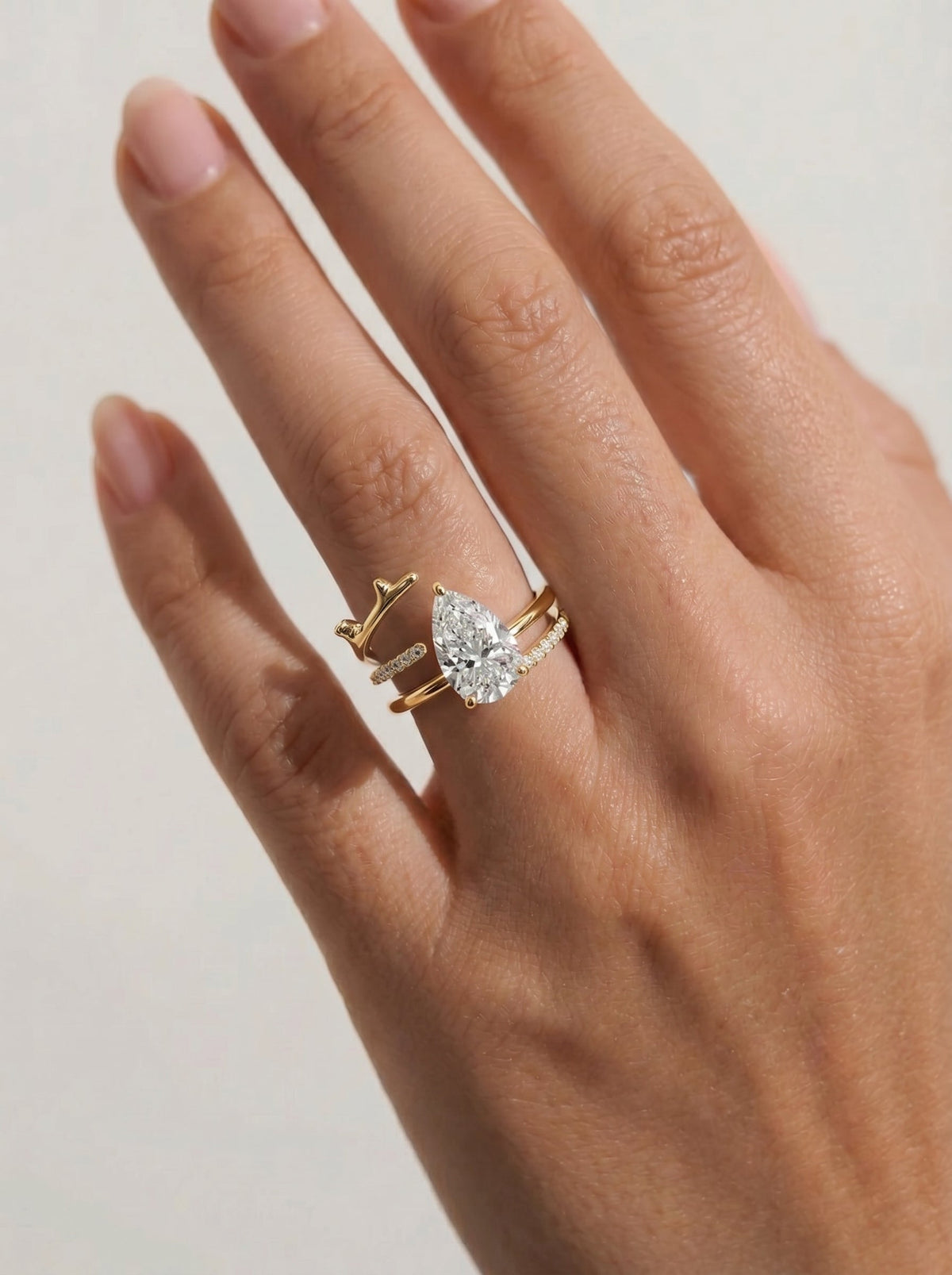 Marquise Solitaire With Tulip Prongs Lab Grown Diamond Engagement Ring