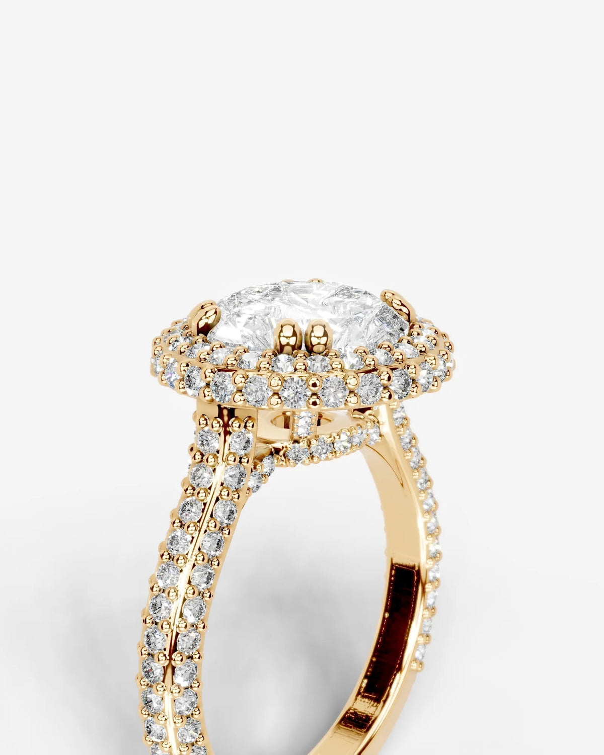 Marquise Solitaire With Tulip Prongs Lab Grown Diamond Engagement Ring