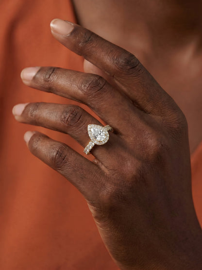 Marquise Solitaire With Tulip Prongs Lab Grown Diamond Engagement Ring