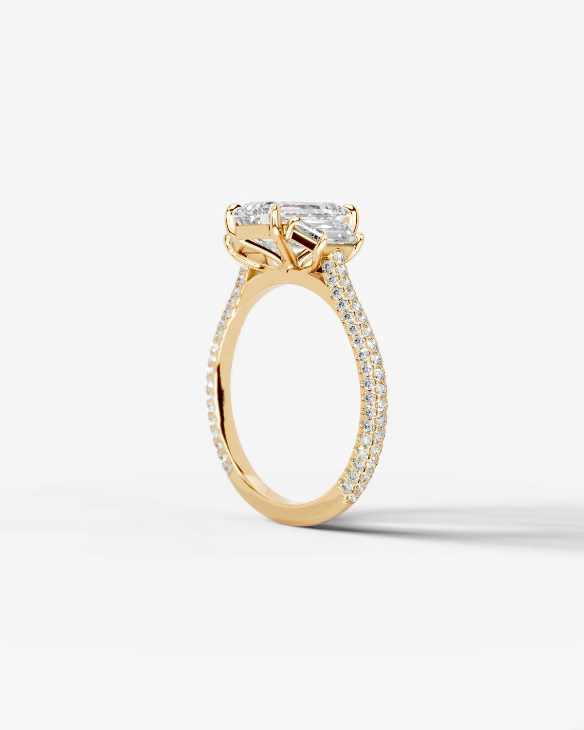 Marquise Solitaire With Tulip Prongs Lab Grown Diamond Engagement Ring