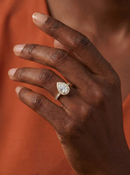 Marquise Solitaire With Tulip Prongs Lab Grown Diamond Engagement Ring
