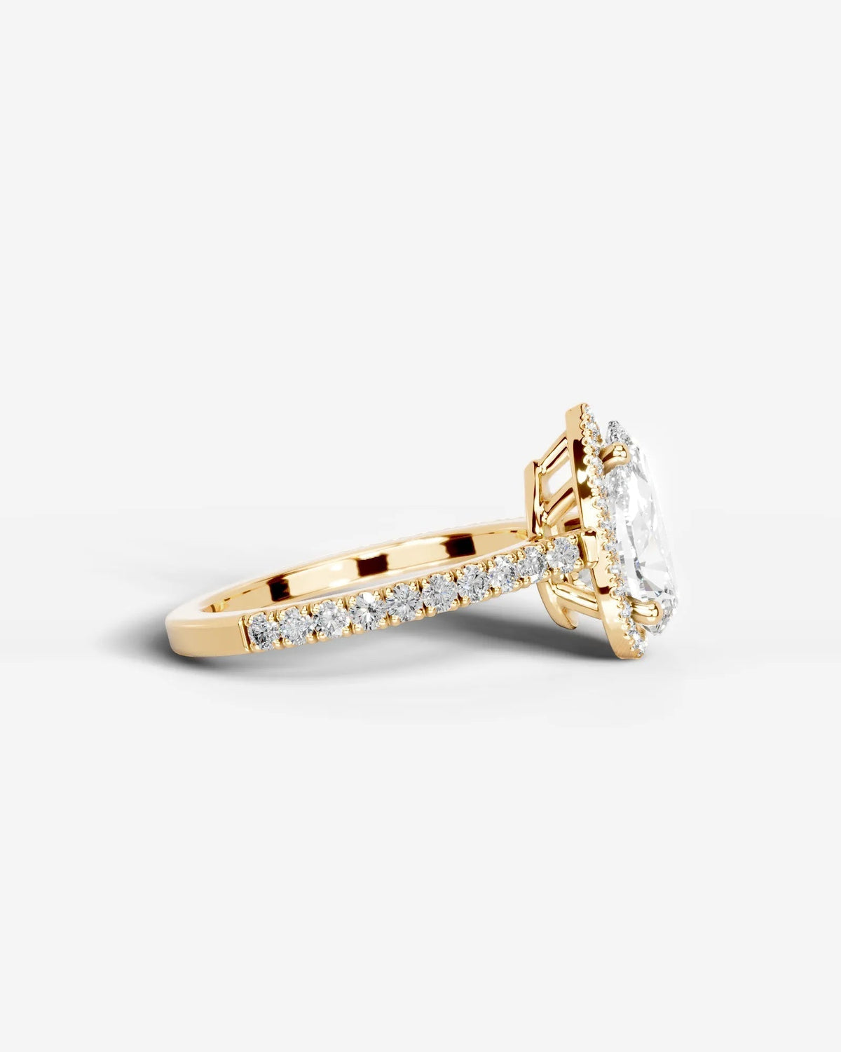 Marquise Solitaire With Tulip Prongs Lab Grown Diamond Engagement Ring