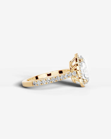 Marquise Solitaire With Tulip Prongs Lab Grown Diamond Engagement Ring