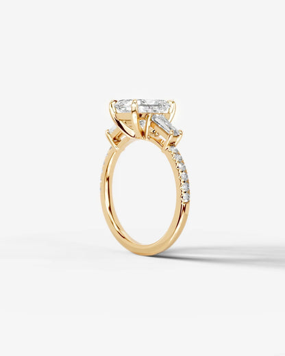 Marquise Solitaire With Tulip Prongs Lab Grown Diamond Engagement Ring