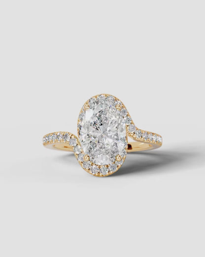 Marquise Solitaire With Tulip Prongs Lab Grown Diamond Engagement Ring