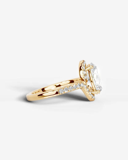Marquise Solitaire With Tulip Prongs Lab Grown Diamond Engagement Ring