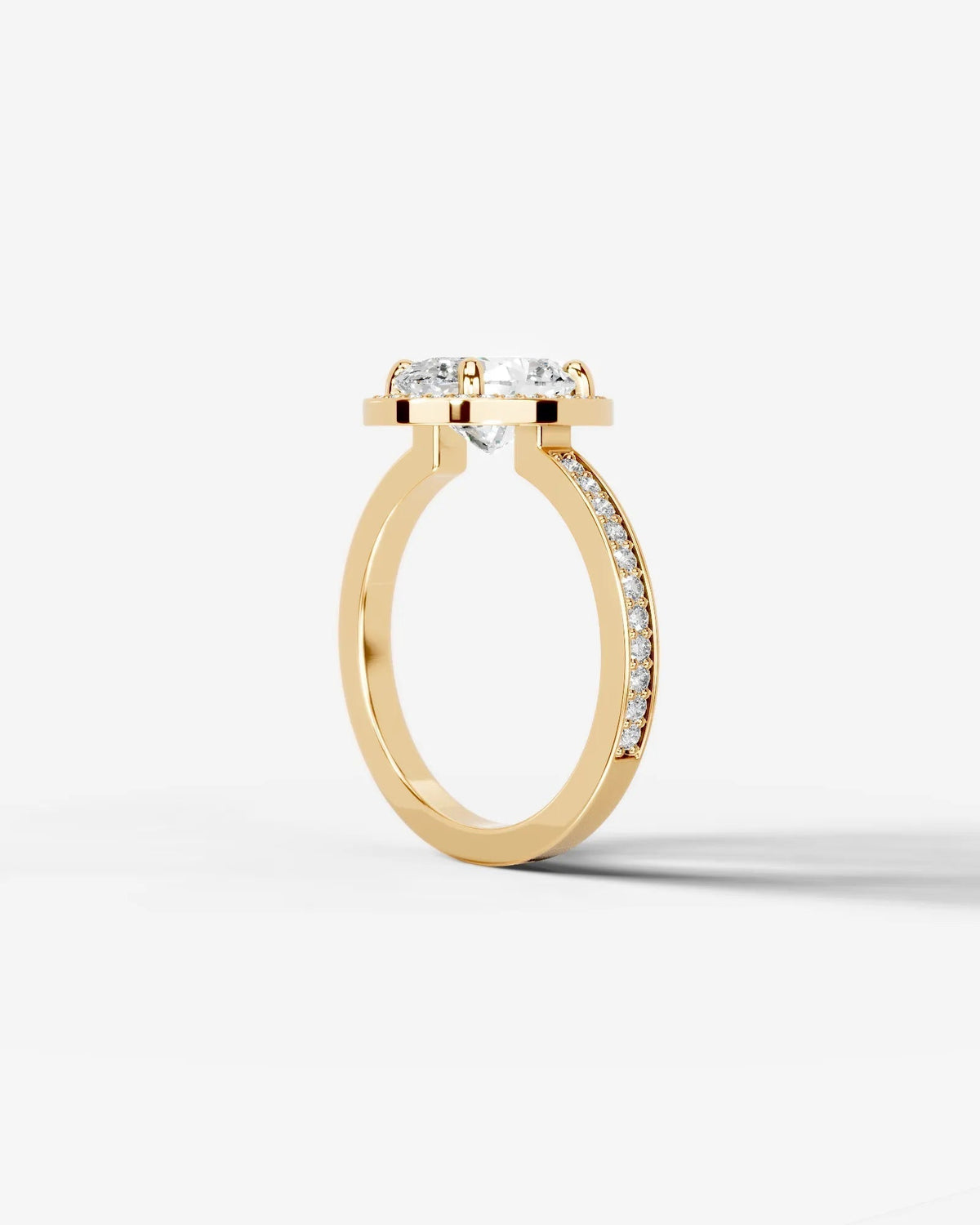 Marquise Solitaire With Tulip Prongs Lab Grown Diamond Engagement Ring