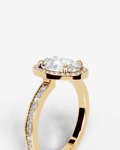 Marquise Solitaire With Tulip Prongs Lab Grown Diamond Engagement Ring