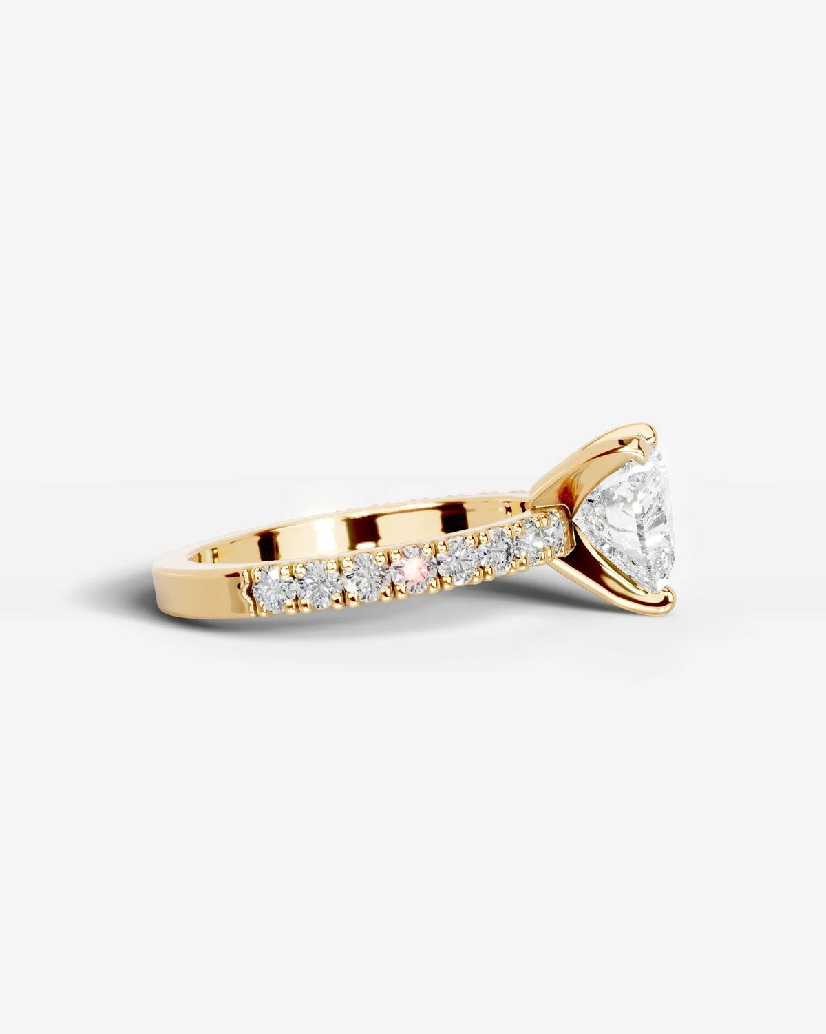 Marquise Solitaire With Tulip Prongs Lab Grown Diamond Engagement Ring
