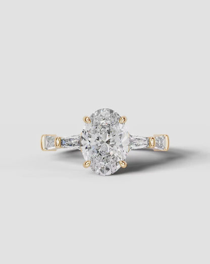 Marquise Solitaire With Tulip Prongs Lab Grown Diamond Engagement Ring