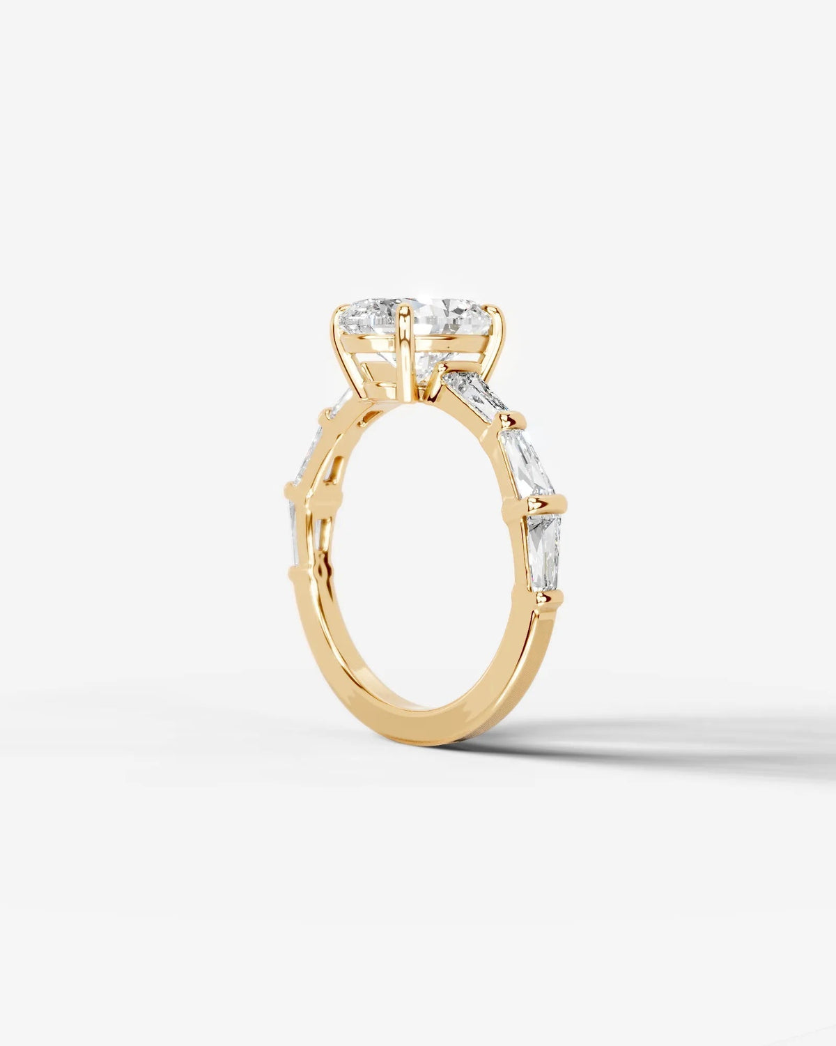 Marquise Solitaire With Tulip Prongs Lab Grown Diamond Engagement Ring