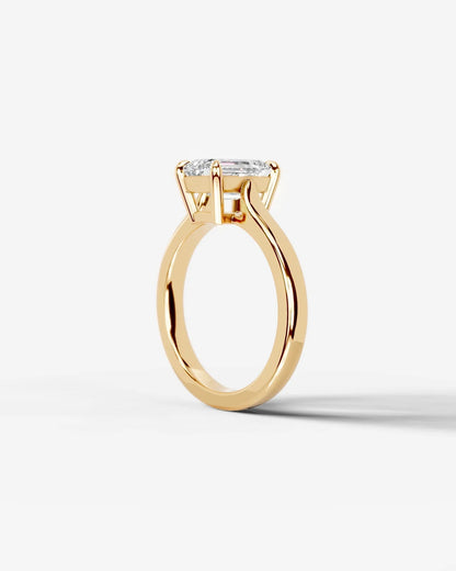 Marquise Solitaire With Tulip Prongs Lab Grown Diamond Engagement Ring