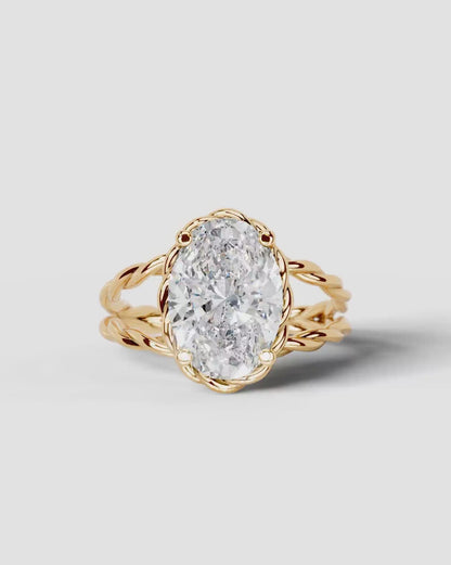 Marquise Solitaire With Tulip Prongs Lab Grown Diamond Engagement Ring