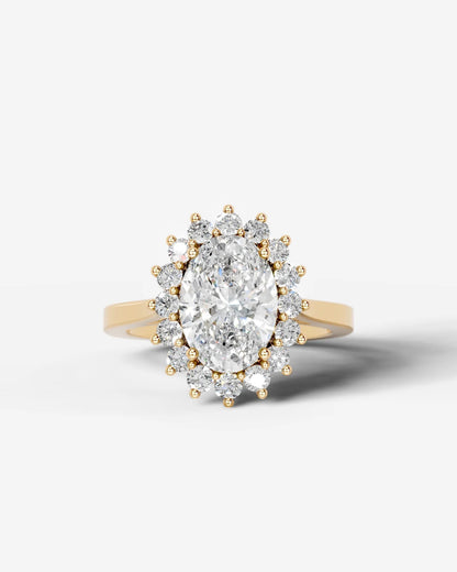 Marquise Solitaire With Tulip Prongs Lab Grown Diamond Engagement Ring
