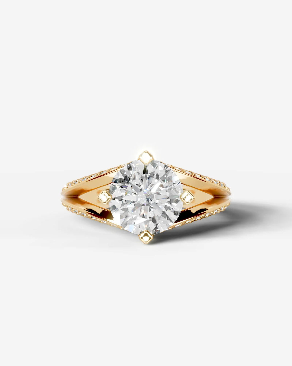Marquise Solitaire With Tulip Prongs Lab Grown Diamond Engagement Ring