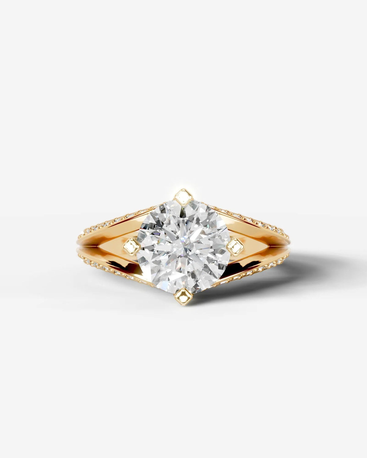 Marquise Solitaire With Tulip Prongs Lab Grown Diamond Engagement Ring