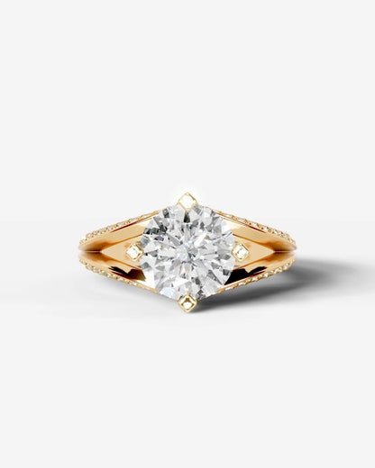 Marquise Solitaire With Tulip Prongs Lab Grown Diamond Engagement Ring