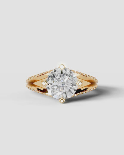 Marquise Solitaire With Tulip Prongs Lab Grown Diamond Engagement Ring
