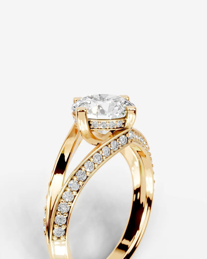 Marquise Solitaire With Tulip Prongs Lab Grown Diamond Engagement Ring