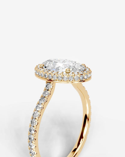 Marquise Solitaire With Tulip Prongs Lab Grown Diamond Engagement Ring