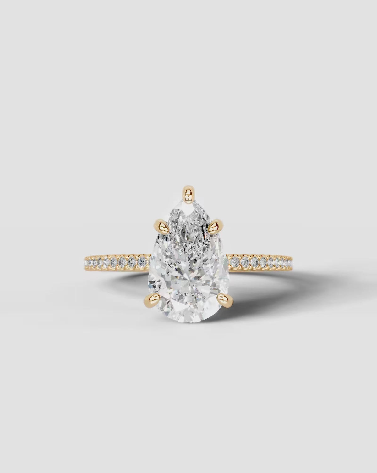 Marquise Solitaire With Tulip Prongs Lab Grown Diamond Engagement Ring