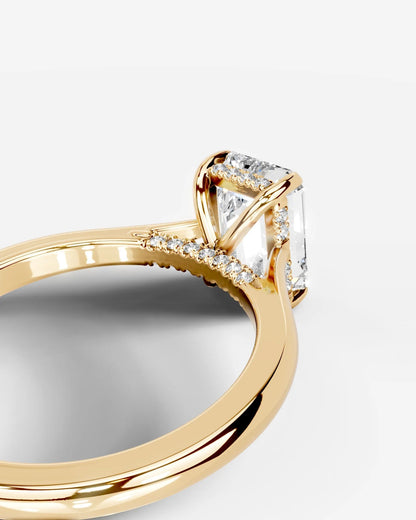 Marquise Solitaire With Tulip Prongs Lab Grown Diamond Engagement Ring