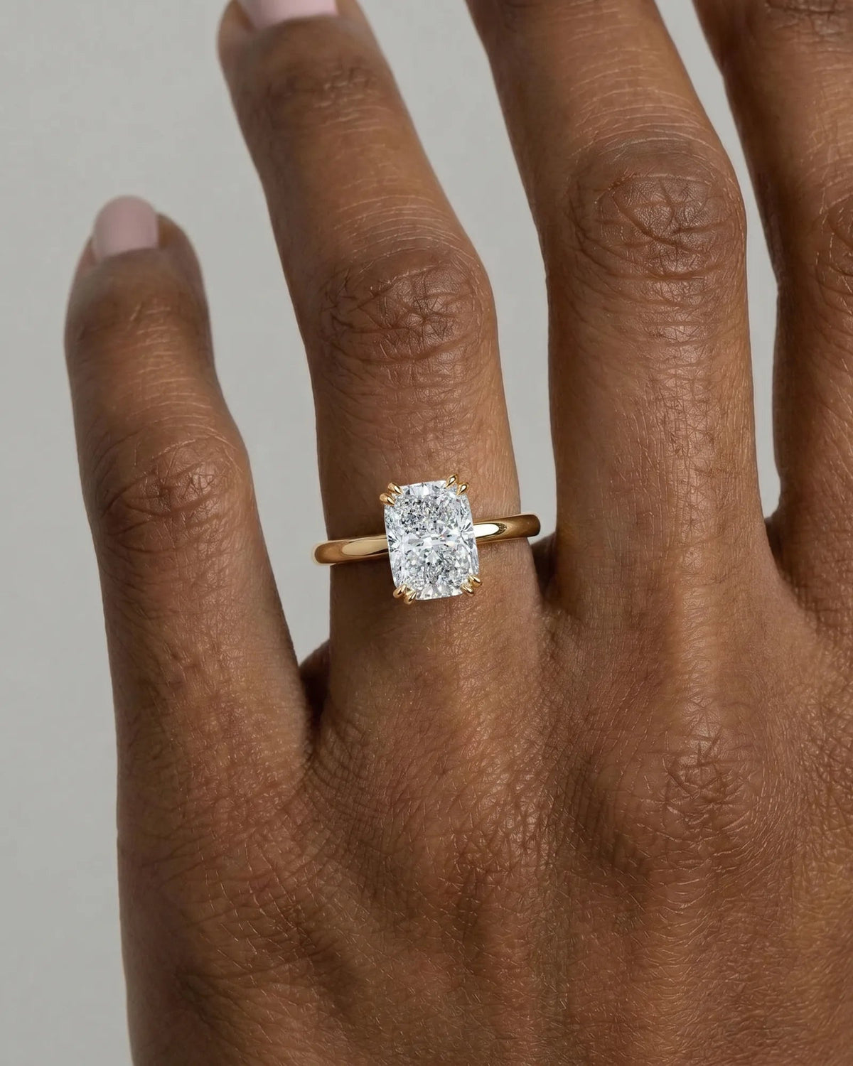 Marquise Solitaire With Tulip Prongs Lab Grown Diamond Engagement Ring