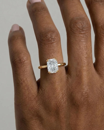 Marquise Solitaire With Tulip Prongs Lab Grown Diamond Engagement Ring