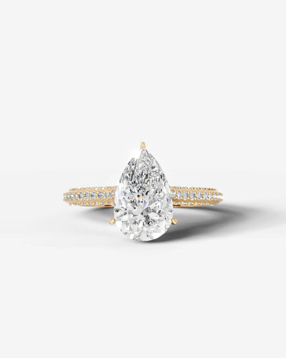 Marquise Solitaire With Tulip Prongs Lab Grown Diamond Engagement Ring