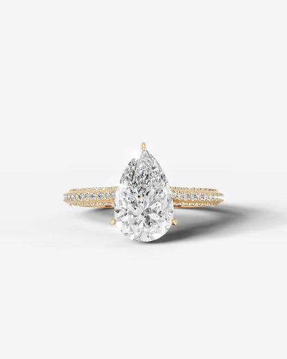 Marquise Solitaire With Tulip Prongs Lab Grown Diamond Engagement Ring