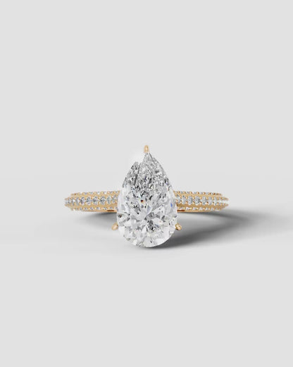 Marquise Solitaire With Tulip Prongs Lab Grown Diamond Engagement Ring
