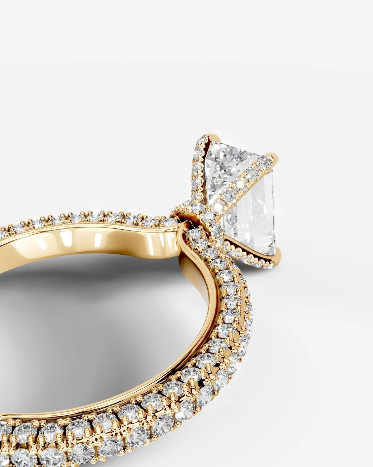 Marquise Solitaire With Tulip Prongs Lab Grown Diamond Engagement Ring