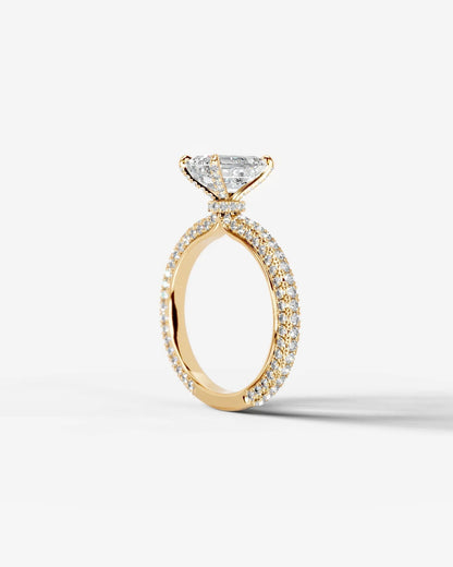Marquise Solitaire With Tulip Prongs Lab Grown Diamond Engagement Ring