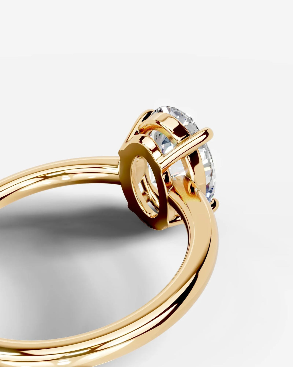 Marquise Solitaire With Tulip Prongs Lab Grown Diamond Engagement Ring