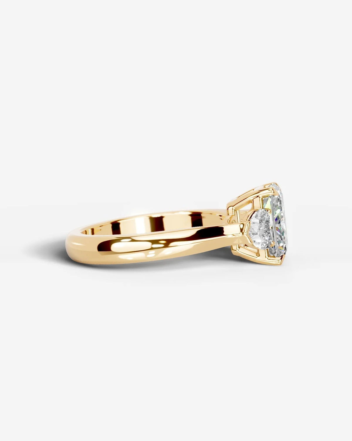 Marquise Solitaire With Tulip Prongs Lab Grown Diamond Engagement Ring