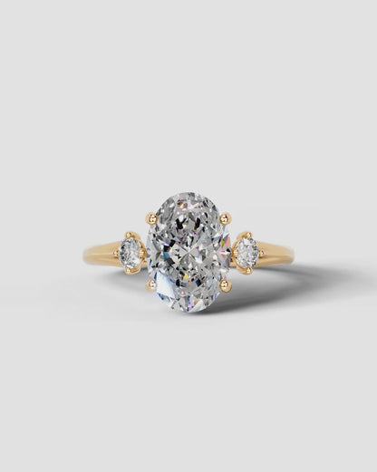 Marquise Solitaire With Tulip Prongs Lab Grown Diamond Engagement Ring