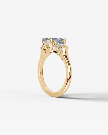 Marquise Solitaire With Tulip Prongs Lab Grown Diamond Engagement Ring