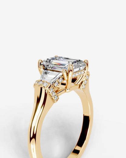 Marquise Solitaire With Tulip Prongs Lab Grown Diamond Engagement Ring