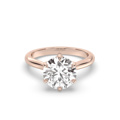 Marquise Shaped Three Stone Lab Grown Diamond Engagement Ring