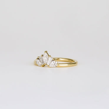 0.45 TCW Pear, Tapered Baguette & Marquise Stones Lab Grown Diamond Wedding Band