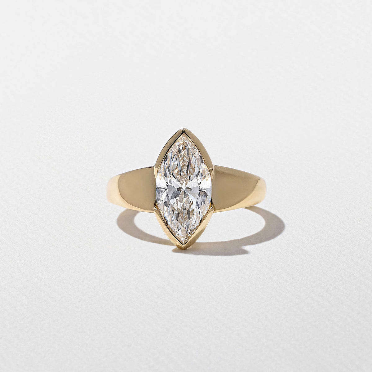 Emerald Pave Engagement Ring – 1 CT Lab Grown Diamond
