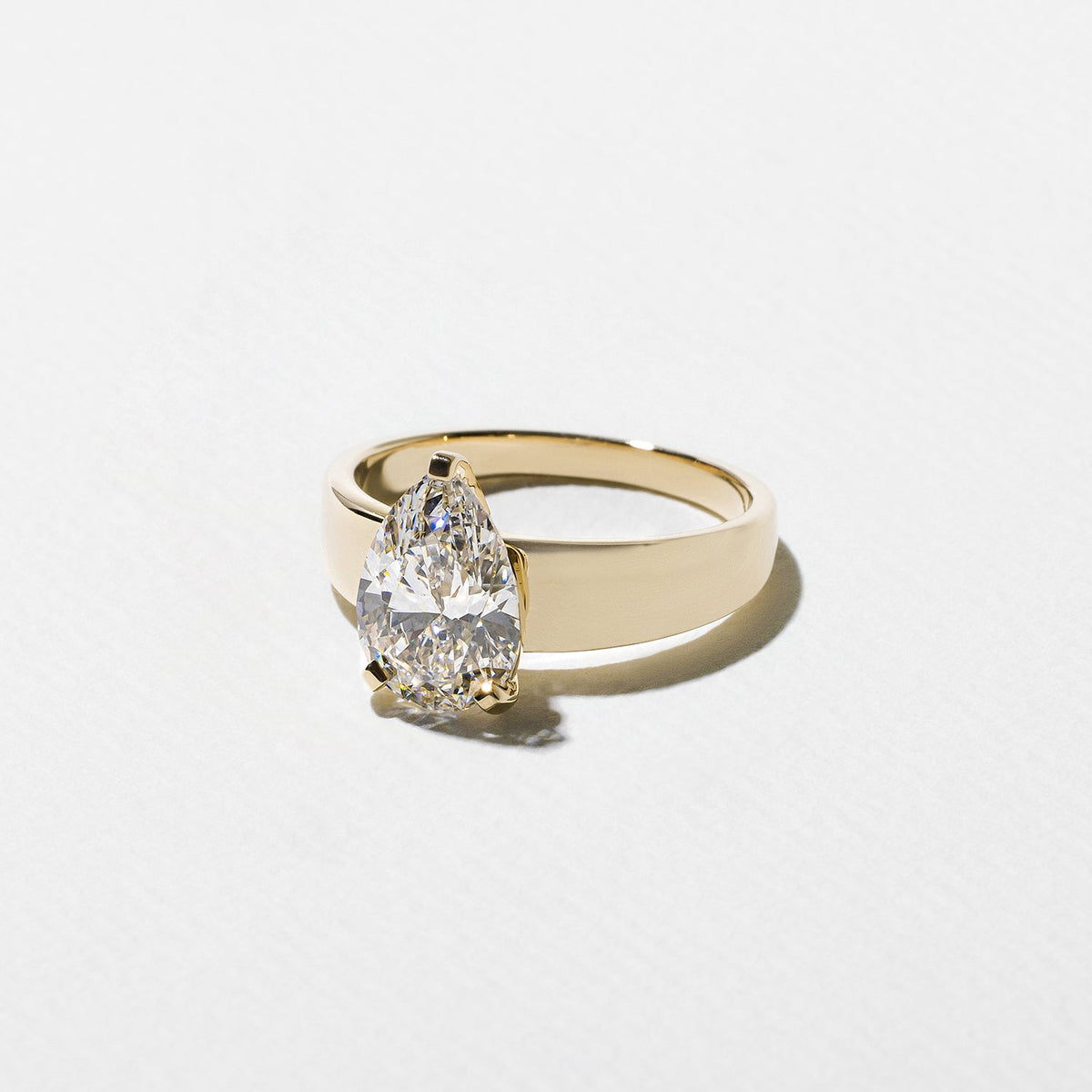 Emerald Pave Engagement Ring – 1 CT Lab Grown Diamond