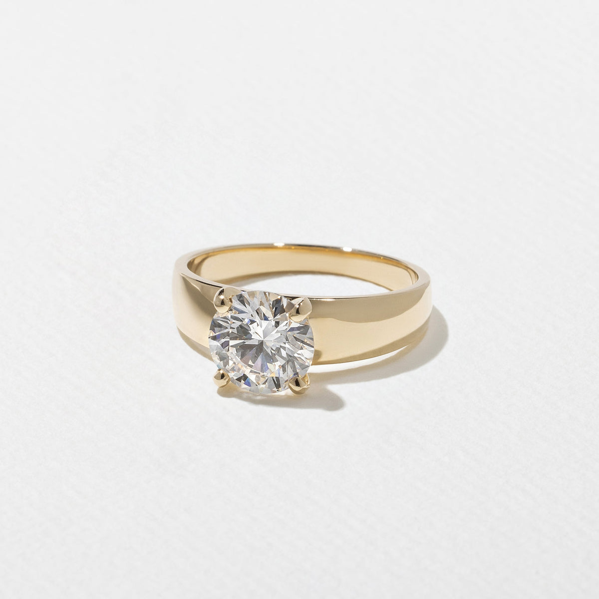 Emerald Pave Engagement Ring – 1 CT Lab Grown Diamond