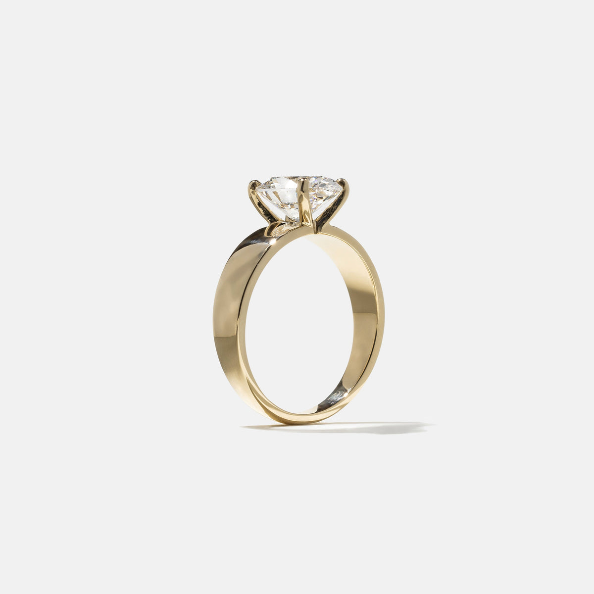 Emerald Pave Engagement Ring – 1 CT Lab Grown Diamond