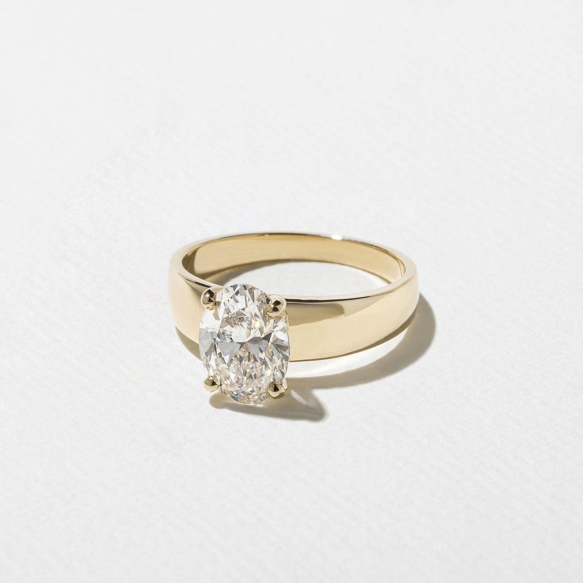 Emerald Pave Engagement Ring – 1 CT Lab Grown Diamond
