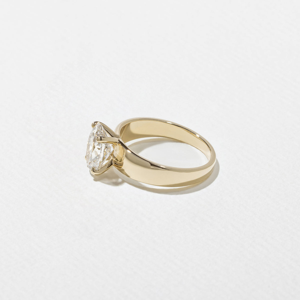 Emerald Pave Engagement Ring – 1 CT Lab Grown Diamond